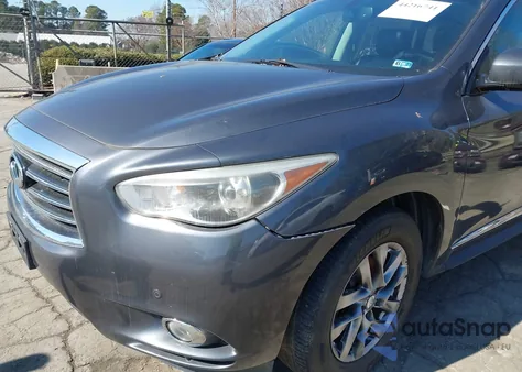 2013 Infiniti Jx35 z USA, uszkodzony, nr VIN 5N1AL0MM4DC302223